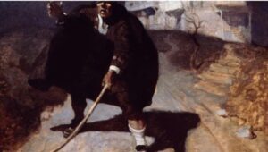 N.C. Wyeth's Blind Pew from Treasure Island.