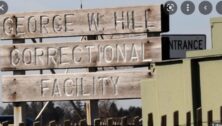 Sign for the George W. Hill Correctional Facility