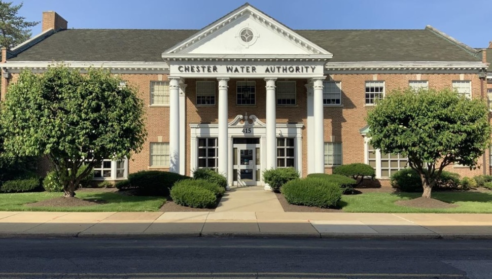 Chester Water Authority building.