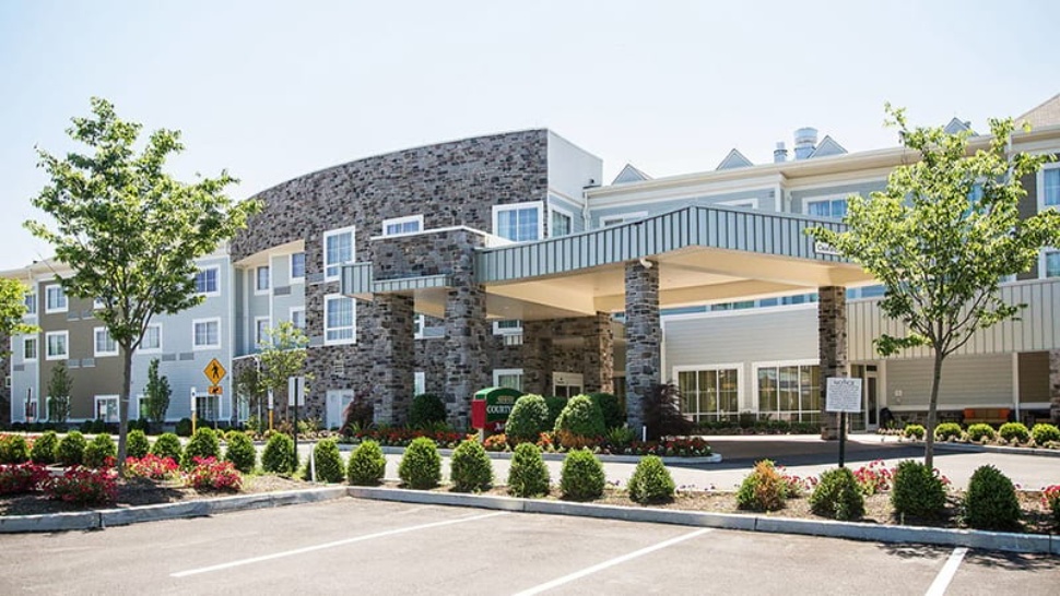 One of Delaware County's newer hotels to bring tourism to the area, the Courtyard Marriott at Springfield Country Club.