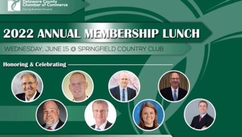 Advertisement for Delaware County Chamber of Commerce Annual Membership Luncheon