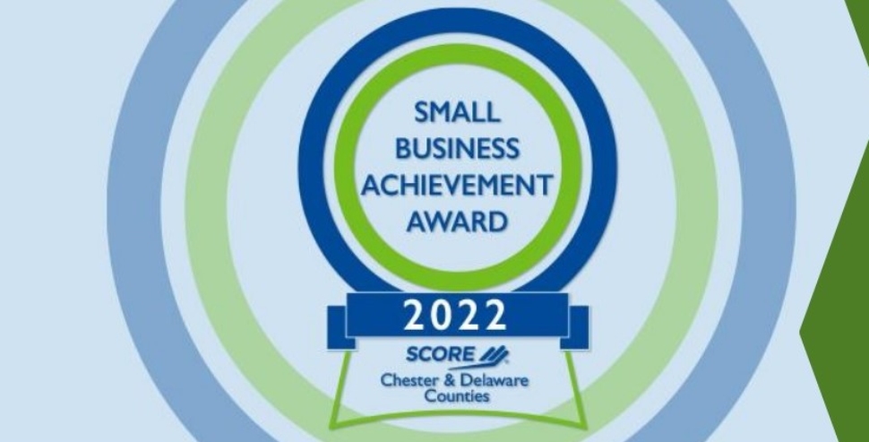 SCORE Small Business Achievement Award 2022 logo.