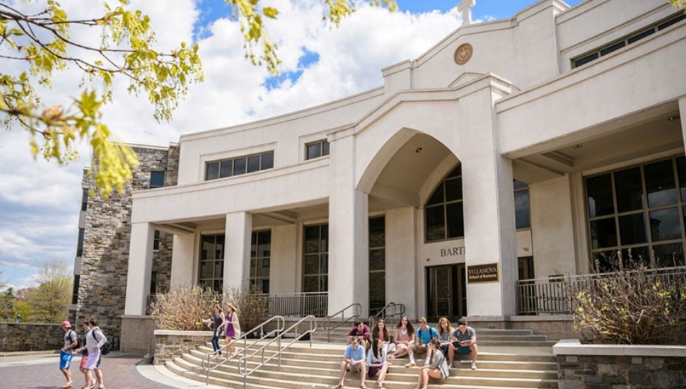 The business school at Villanova University.