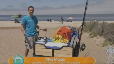 Mike Morgan and the e-Beach Wagon