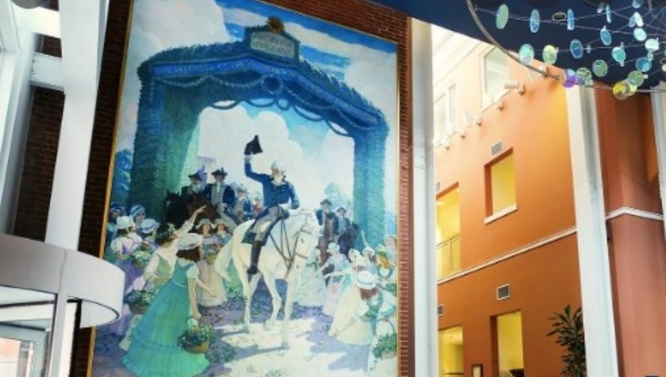 N.C. Wyeth's Washington painting at Thomas Edison State University
