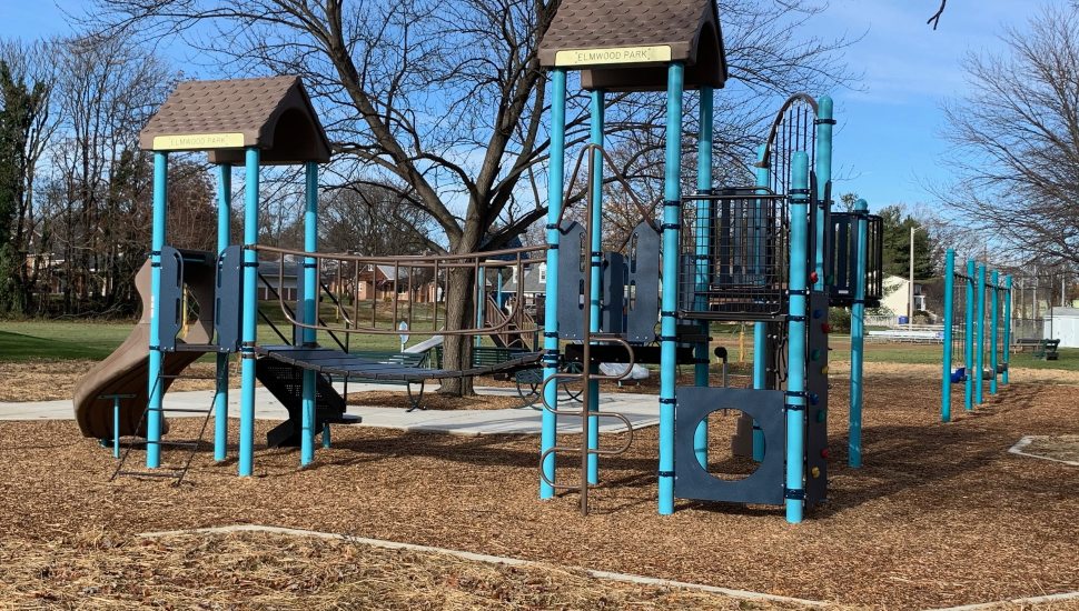 Playground equipment at Spring Garden Township in York.