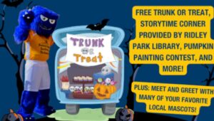 A flyer promoting the Pennsylvania Institute of Technology Monster Bash Trunk or Treat Oct. 21