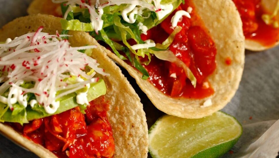 2 tacos from the Buena Onda restaurant