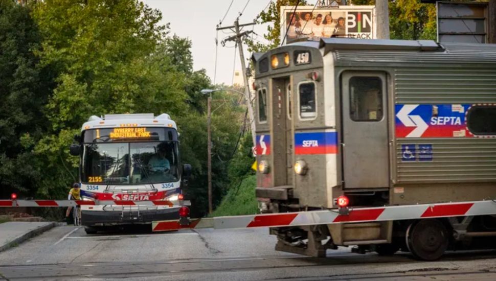 bus and train