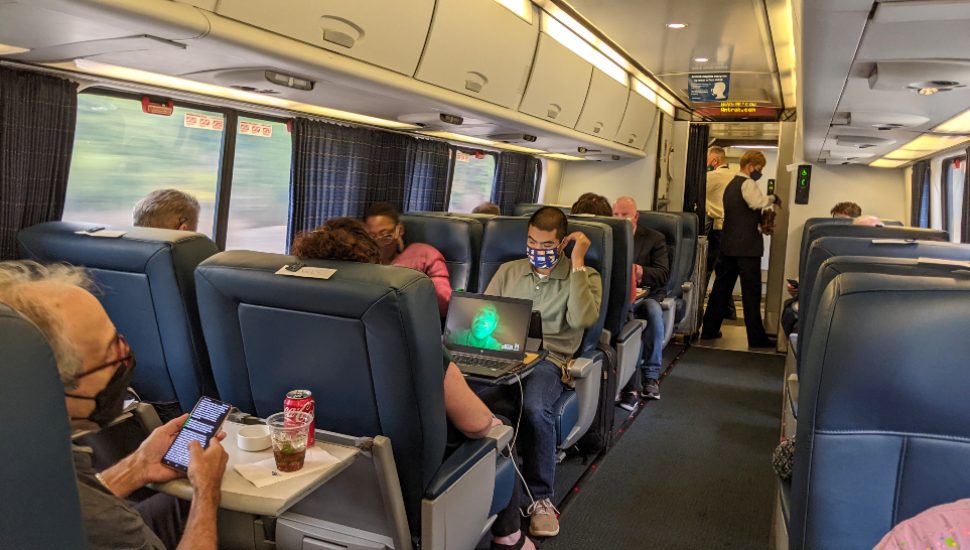 train interior