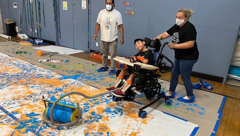 Swarthmore Mural Is First Wheelchair Art in the Region