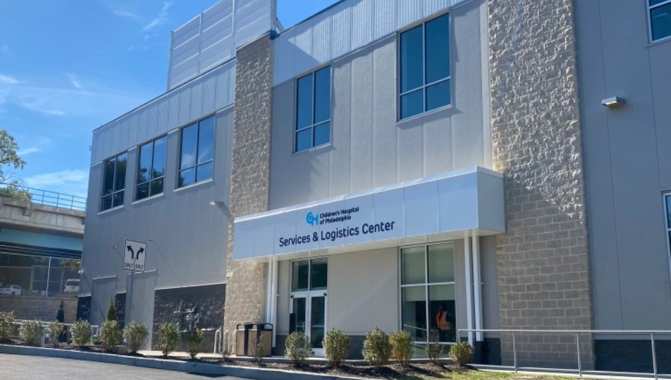 The new supply and logistics center for CHOP off Market Street in Millbourne