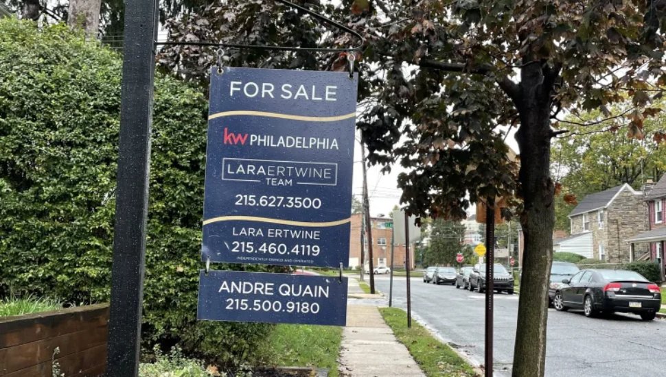 A home for sale sign