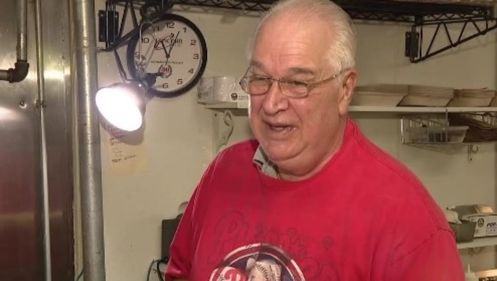 Joe Crescenzo at his San Diego cheesesteak shop