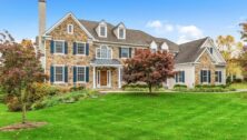 A fieldstone Colonial for sale in Newtown Square