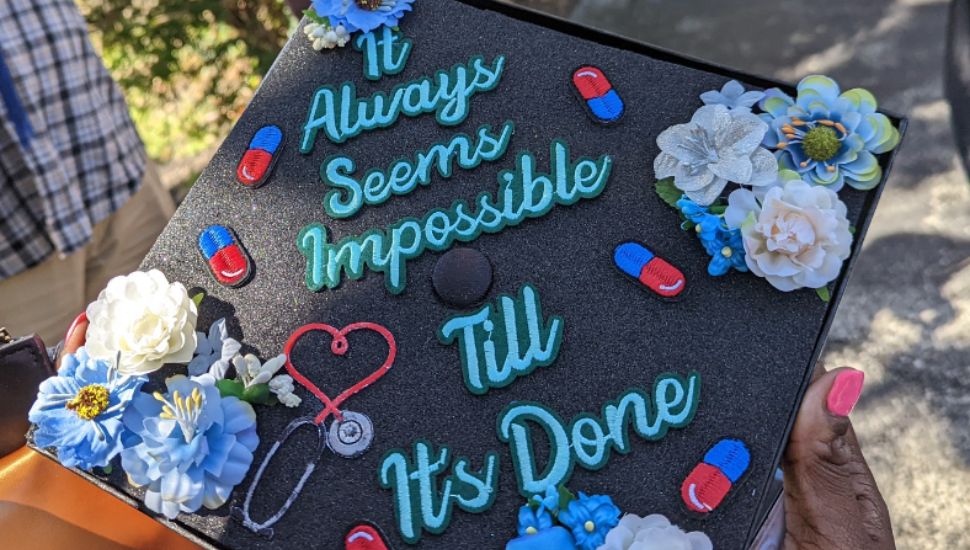 A graduation cap