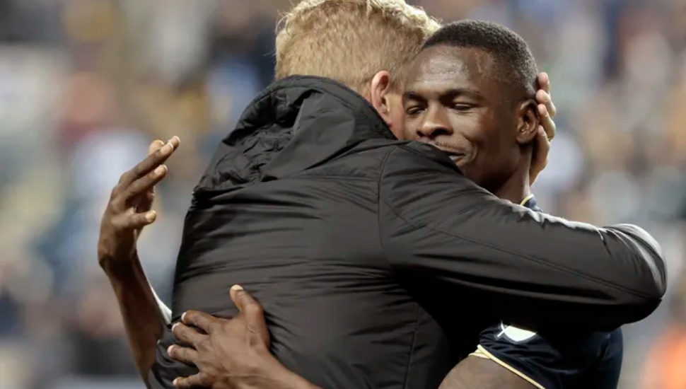 Jim Curtin and Cory Burke