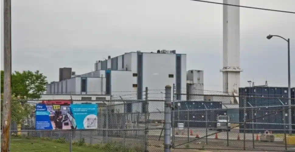 The Covanta incinerator in Chester