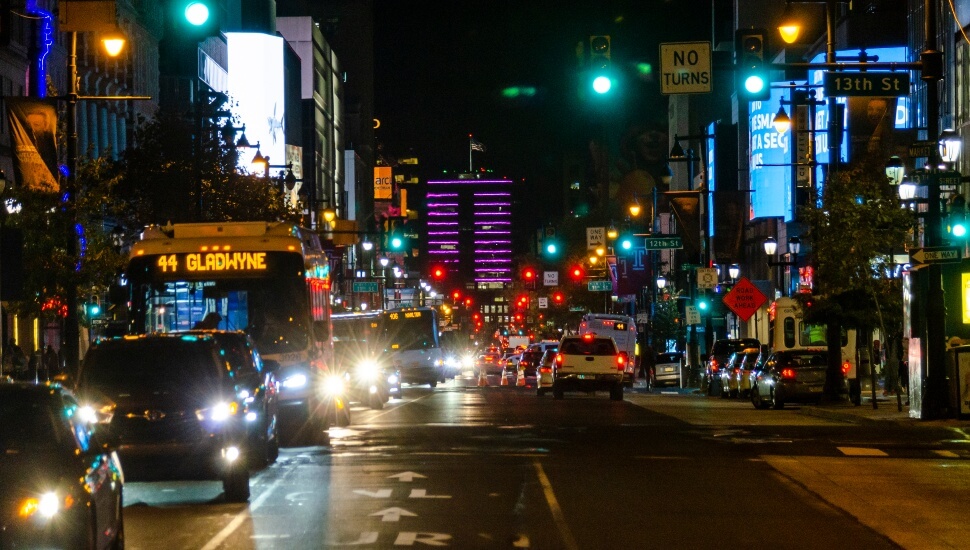 Market Street in Philadelphia