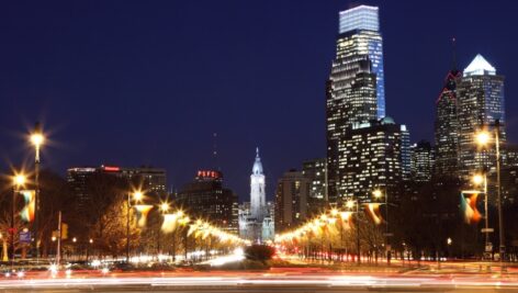 Philadelphia Skyline with PSFS Tower