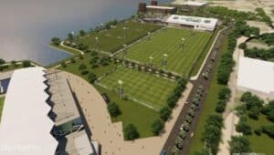 A rendering of the new WSFS Bank Sportsplex in Chester