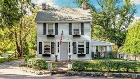 A Colonial home at 728 Newtown Road in Villanova