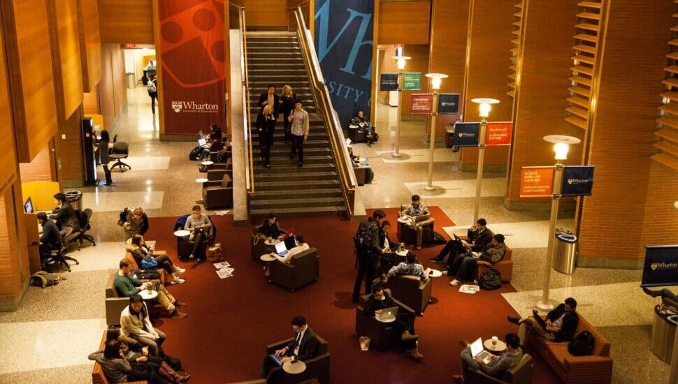 Wharton School of Business lobby