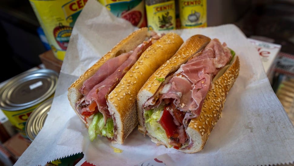 The Italian hoagie from Ro-Lynn Deli