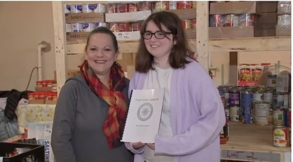 Emma Carroll with Karen Barnes