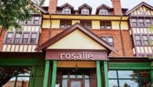 The front exterior of the Rosalie Italian restaurant at the Wayne hotel in Wayne