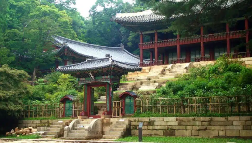 Buildings and landscape in Seoul, South Korea