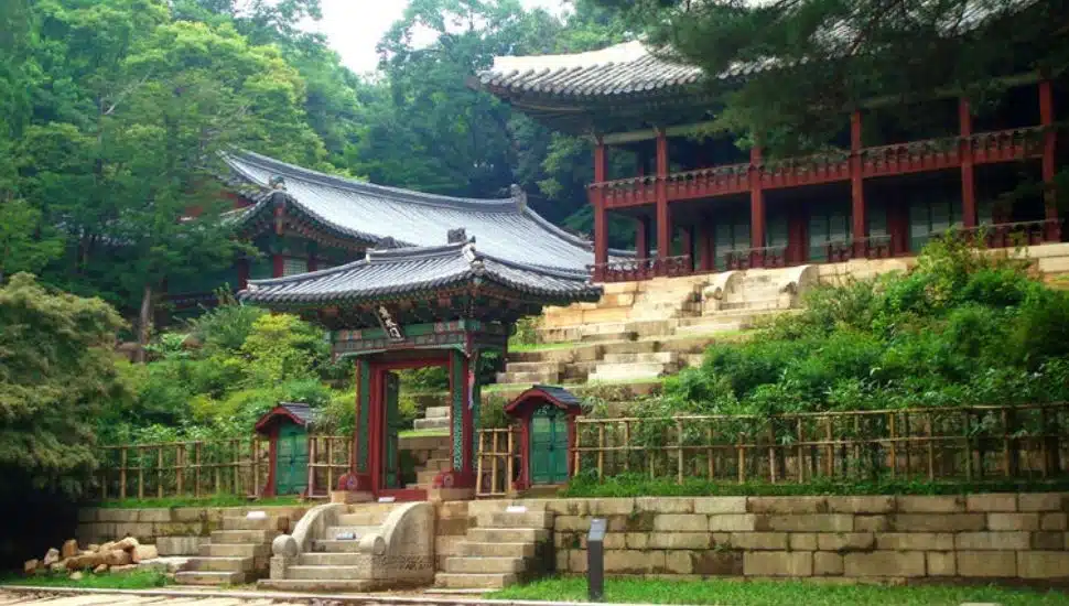 Buildings and landscape in Seoul, South Korea