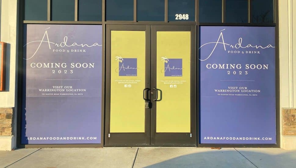 Second Location for Árdana Food and Drink Opening in Newtown