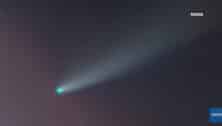 A green comet named C/2022 E3 (ZTF) that only passes near the Earth once every 50,000 years