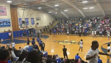 The last men's and women's basketball doubleheader for Cheyney's Cope Hall