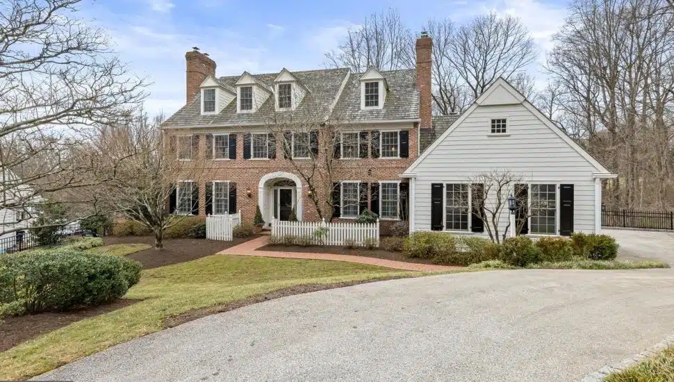 Malvern Bank House of the Week: Classic Brick Colonial in Bryn Mawr