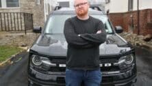 Glenolden resident Michael Weaver with his Ford Bronco after a five-month separation