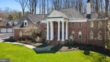 A stately Colonial home and front property in Bryn Mawr