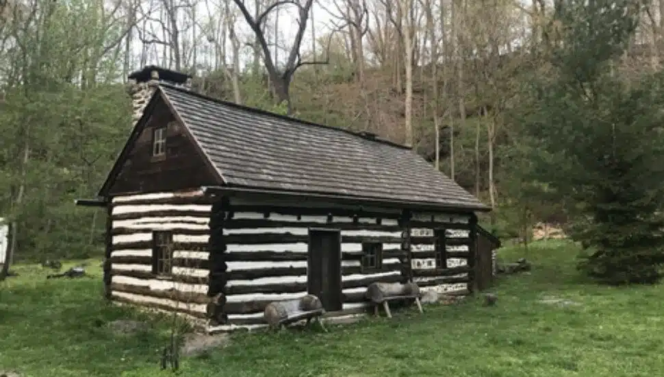 The historic Swedish Cabin in Drexel Hill