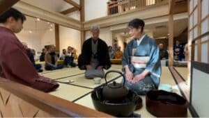 Urasenke Philadelphia performs a traditional Japanese tea ceremony.