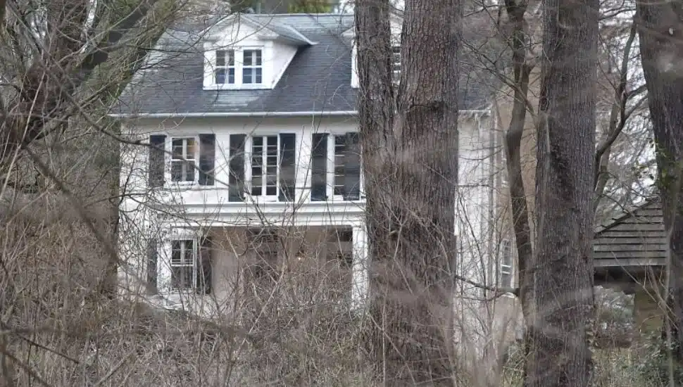 The property on Highland Lane approved for purchase by the Haverford School Board