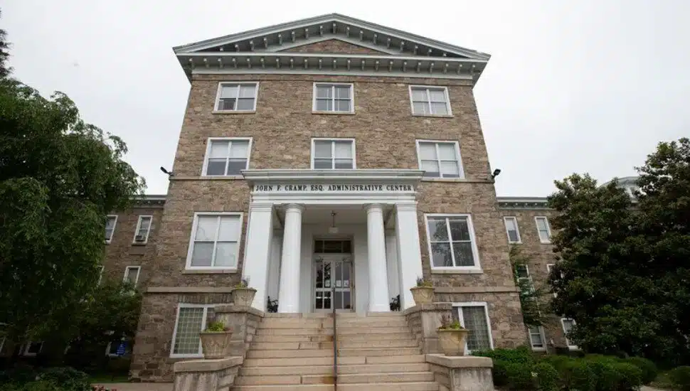 The administration building on the Elwyn campus in Media