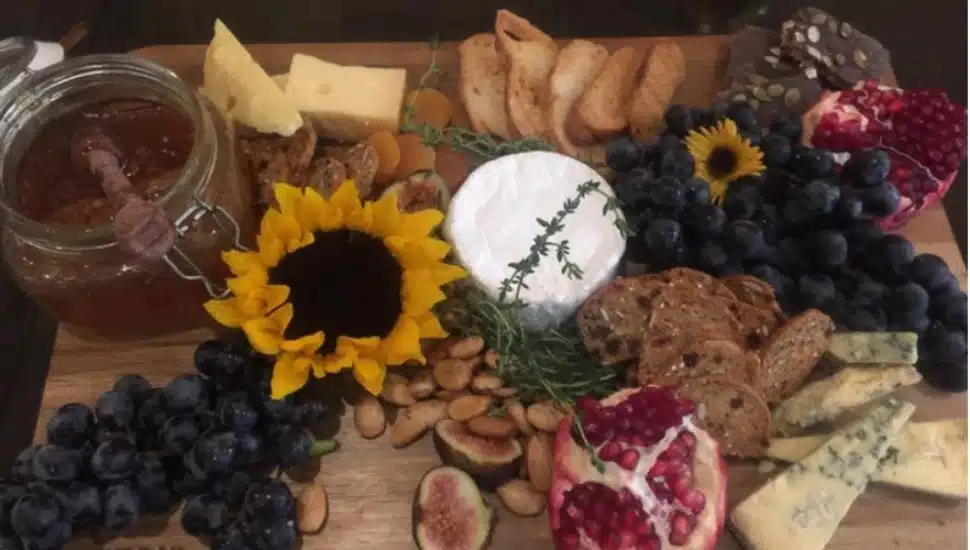 A charcuterie board at La Cannelle Cafe in Wallingford