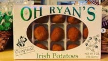 A box of Oh Ryan's Irish Potatoes
