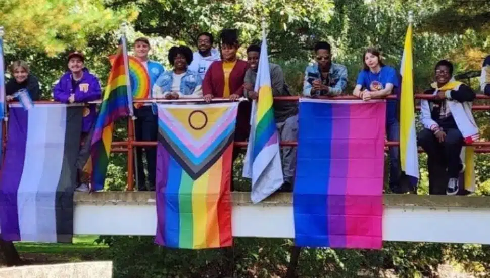 A scene from the Upper Darby Pride Festival.