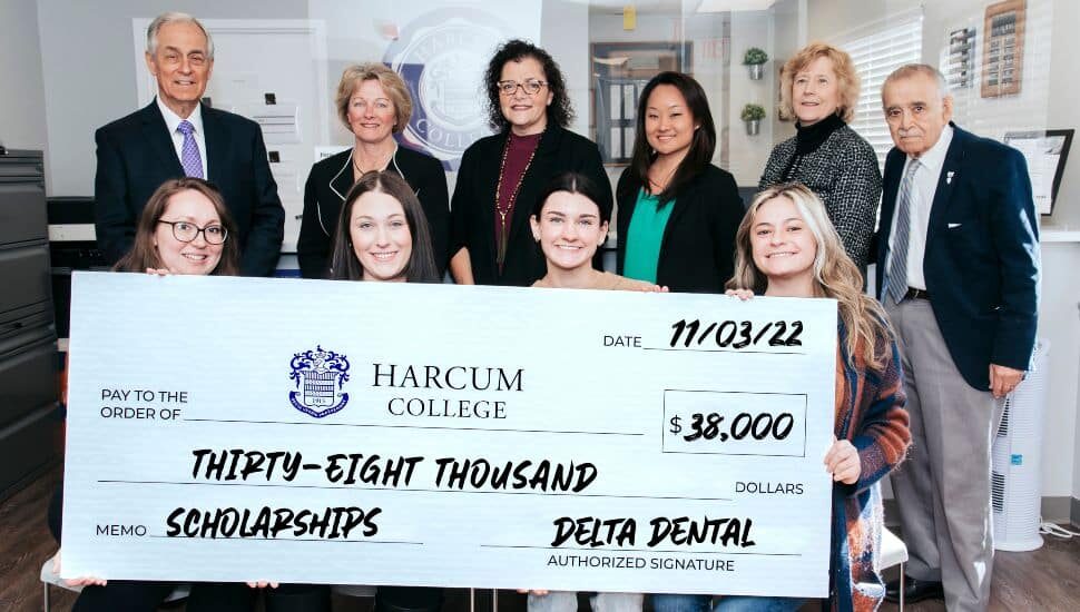 Delta Dental Community Care Foundation Awards Scholarships to Harcum College