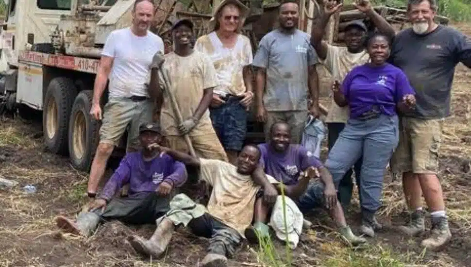 A team from Denton, MD successfully drill another well last month in Tanzania.