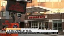 The closed emergency room at Delaware County memorial Hospital in Drexel Hill
