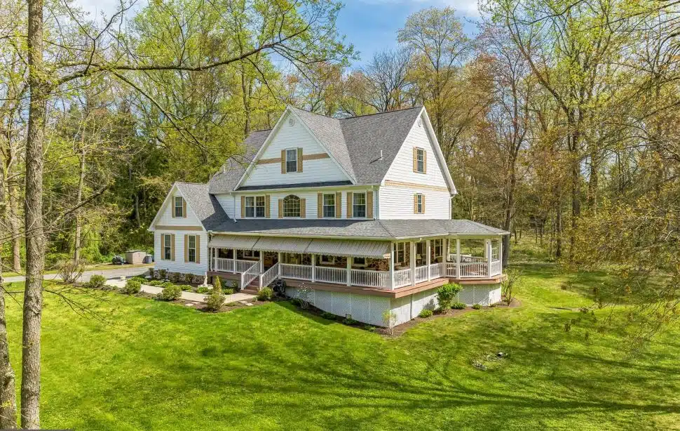 The property and exterior of a Craftsman home for sale in Glen Mills