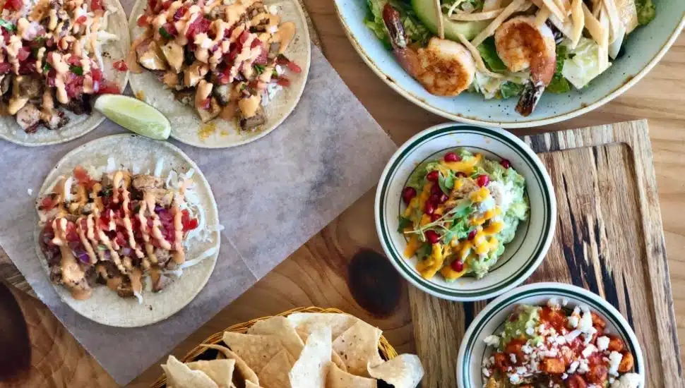 A sampling of Mexican dishes from Al Pastor.